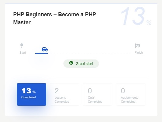TutorLMS Menu - User Elements