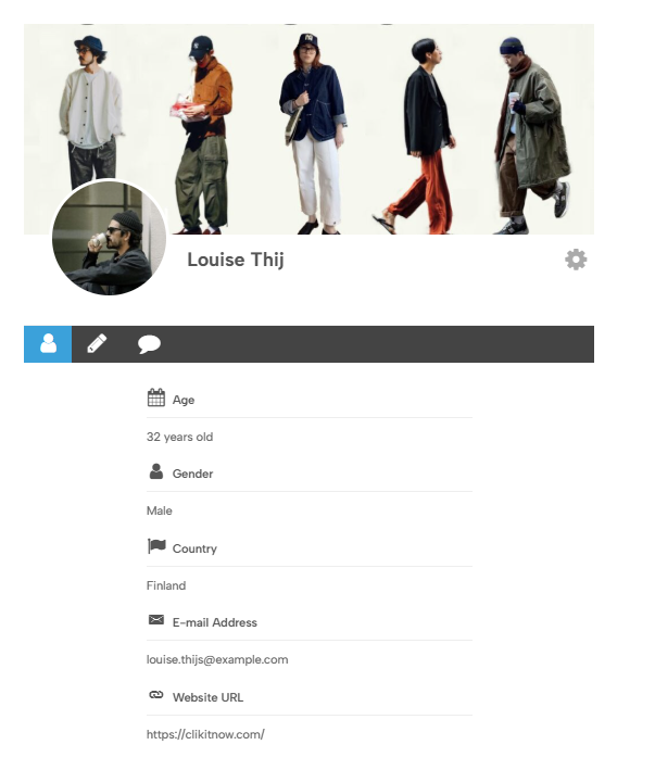 Default Ultimate Member Profile Page