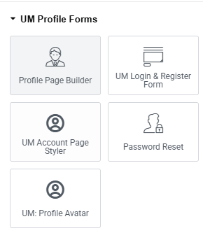 ultimate member elementor builder