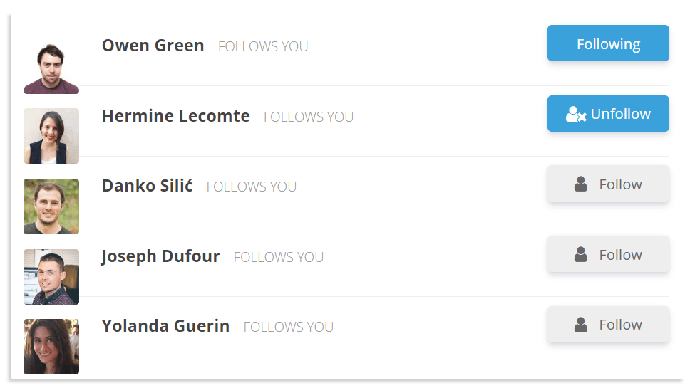 Followers WordPress plugin banner