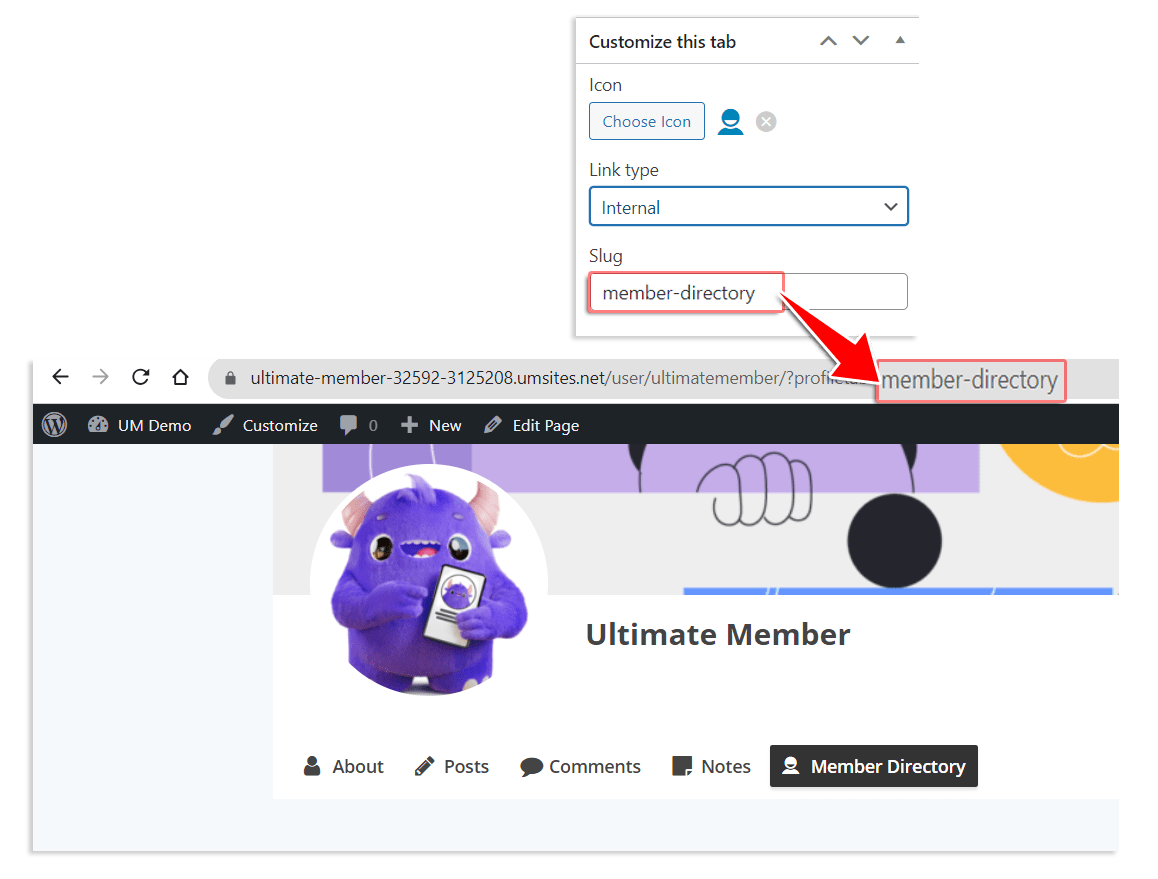 Profile tabs WordPress plugin banner