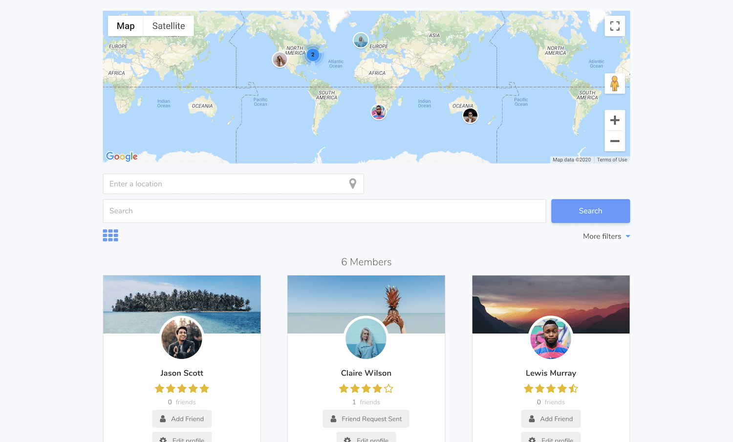 User Locations WordPress plugin banner