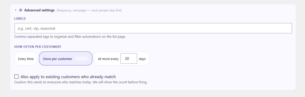 Setting a cooldown so WooCommerce VIP customers are rewarded periodically, not every order.