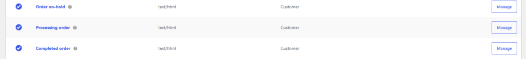 Disabling default WooCommerce emails to avoid duplicates when using CartCue order status notifications.