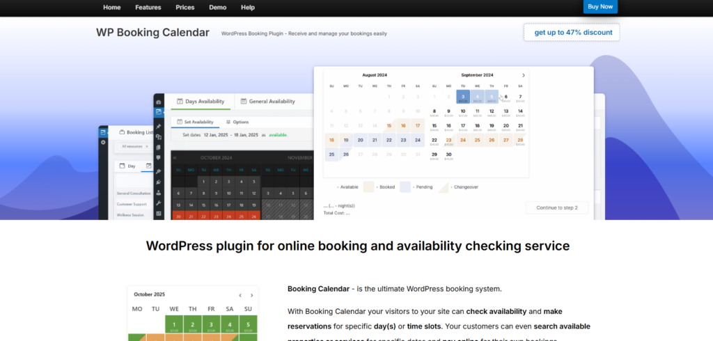 wp booking calendar