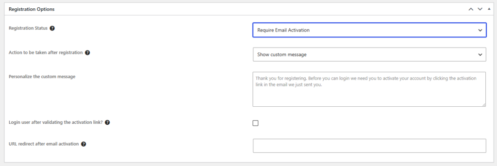 ultimate member require email activation